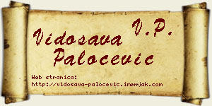Vidosava Paločević vizit kartica